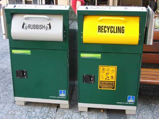Trash and Recycling Building GUIDELINES Utility, service areas and mechanical equipment should be