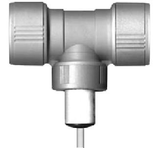 Inline Tee Sensor Probe The tee sensor has been designed to go into the over flow pipes on break tanks, toilet cistern and header tanks.