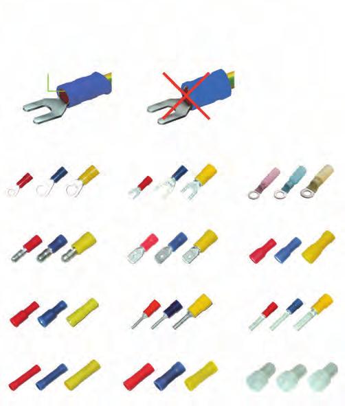 for insulated crimp cable lugs INFO for insulated crimp cable lugs Insulated cable lugs and crimp cable lugs are crimped in an oval form.