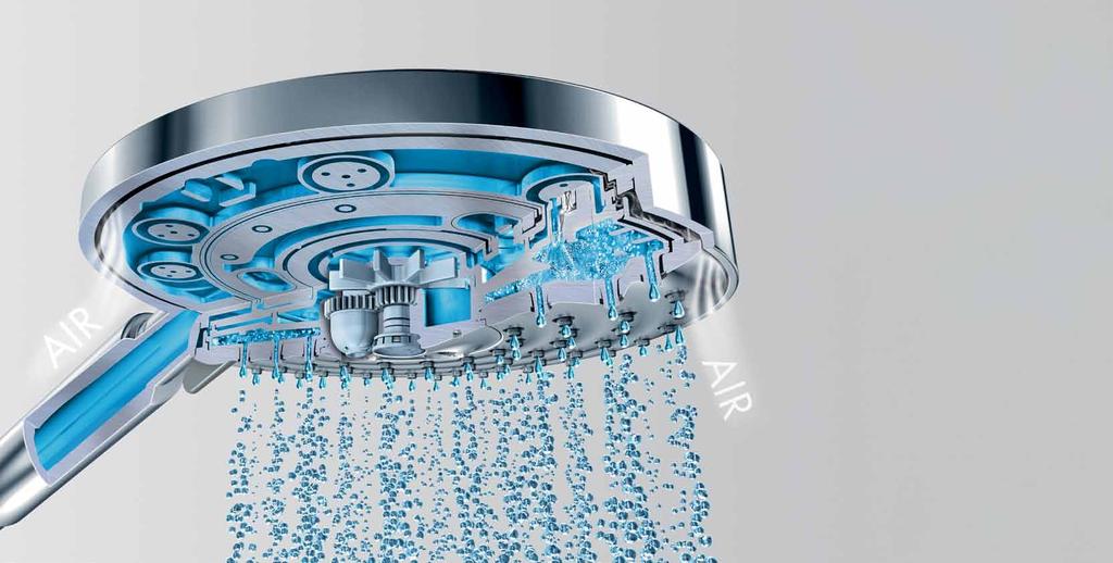 1 2 3 Innovative Hansgrohe Shower Technology.