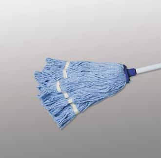 FLOOR CLEANING - B Marino Detachable Yacht Mops Loopy Marino s Loopy made of a blue rayon/synthetic blended yarn that is durable and machine washable.