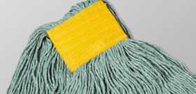 tangling and fraying. Mesh withstands harsh chemicals. Avoid cross-contamination with colour coded mops.