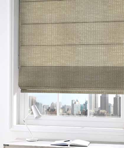 blinds are the modern alternative to soft Roman blinds or curtains.