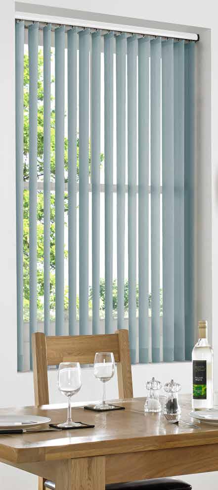 1 VERTICAL BLINDS 2 Vertical blinds are the most versatile of products giving you effortless