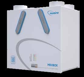 NUAIRE MVHR MRXBOX-ECO3 and Opposite Handed versions ACHIEVES 100% DUTY IN BYPASS MODE The has been designed with automatic 100% bypass as listed on the SAP Product Characteristics Database (PCDB).