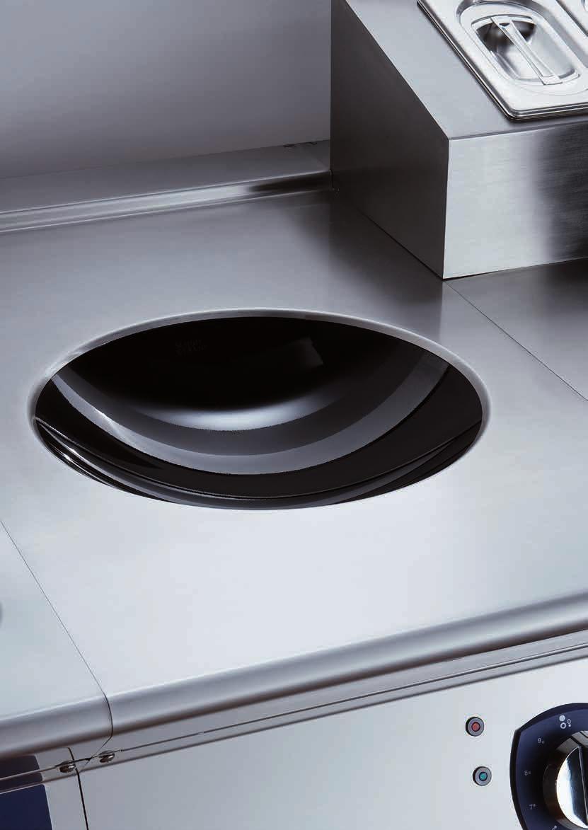 INNOVATION MAKES COOKING EASIER Technological innovation offers a new kind of cooking Induction guarantees power, speed and delicacy all in one All the surface cleaning