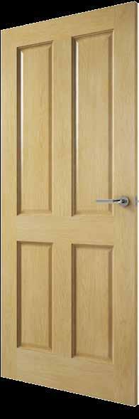 Traditional Oak 4 Panel The breathtaking 4 panel door is a remarkable classic that has stood the test of time.