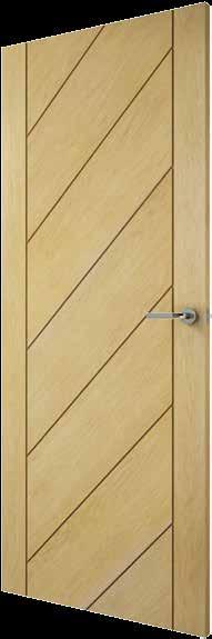 Contemporary Oak Nice Solid The Nice s grooved panel sections produce a chic square design, making it the perfect choice