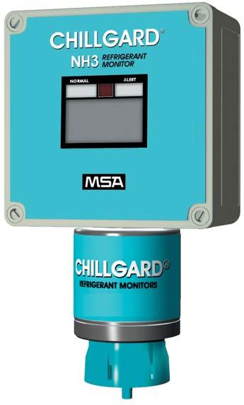 SENSORS Chillgard NH3 Gas Monitor 5 Provides fast, reliable detection of low-level ammonia leaks Simplicity/ Ease of Use Single-board design for ultimate reliability and serviceability