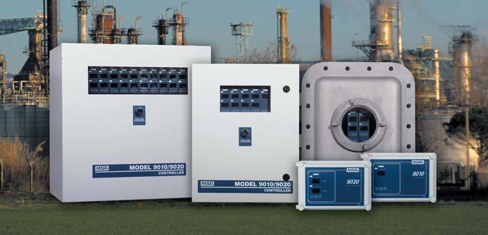 9010/9020 Controller Units 5 Flexible options for reliable system control CONTROLLERS 9010/9020 Controller Units operate with a complete range of gas sensors and transmitters including toxic,