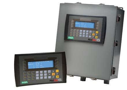 ModCon 75 Controller 5 Pre-programmed, self-configuring controller for monitoring up to 25 Ultima X Gas Monitors with X 3 Technology CONTROLLERS MSA's ModCon75 Controller is designed for use with