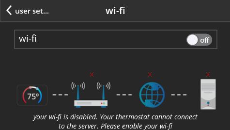 3. If Wi-Fi is set to disabled, touch the > icon to enabled. The Wi-Fi screen will appear where you can toggle it to. Connecting to Visible Home Wi-Fi Access Point 1. Touch Wi-Fi network.