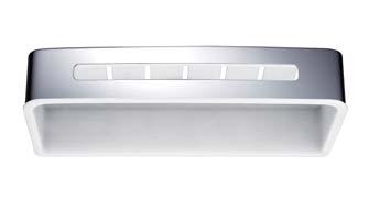 shower basket 210887 rectangular shower basket, mirror polish & white measurements: 290 x 123 x 56mm