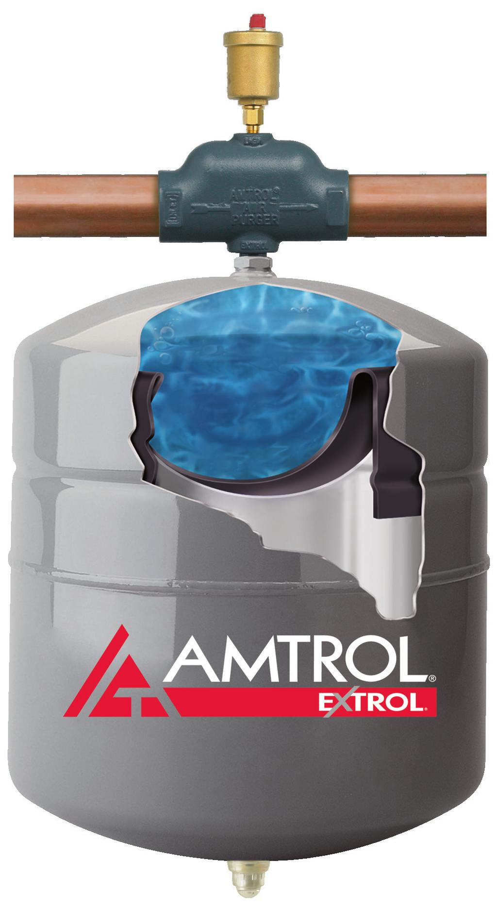 Extrol expansion tanks accept expanded fluid in closed-loop hydronic systems to control pressure buildup, improve comfort and help reduce energy costs.