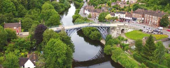 .. enjoy views of the Iron Bridge and River Severn and discover why Ironbridge Gorge became the birthplace of industry and one of the UK s first World Heritage Sites.