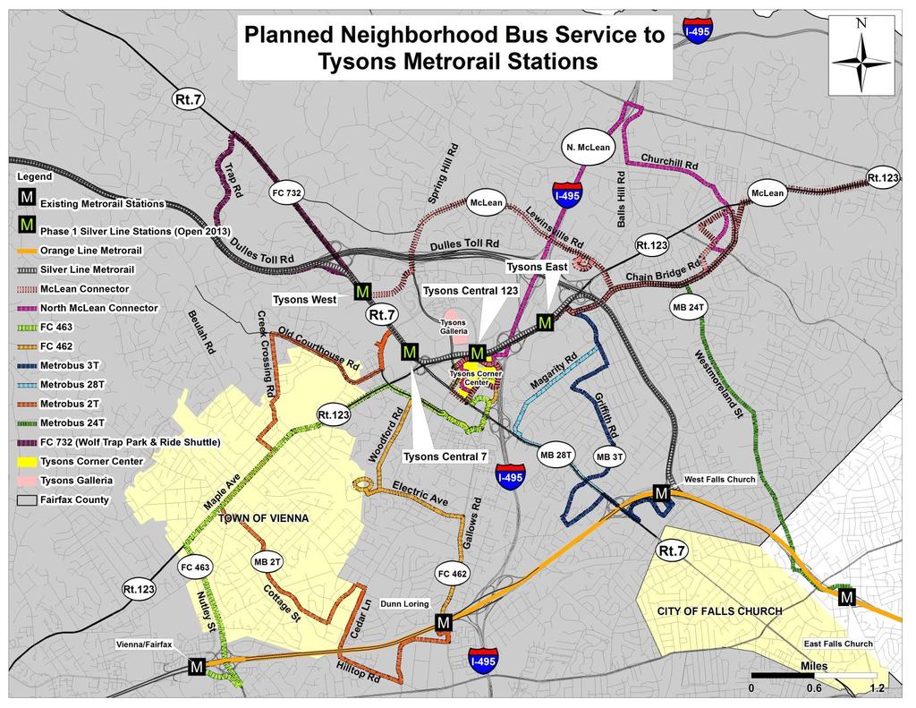 Planned Neighborhood Bus Service Beyond the