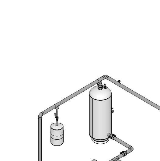 3 Hydronic piping Figure 3-3 Water to Water Heat Exchanger Single Unit with Stratified Tank RELIEF VALVE TEMPERATURE GAUGE STRATIFIED HOT WATER STORAGE TANK TANK HEIGHT TO DIAMETER RATIO: 2:1 MIN.