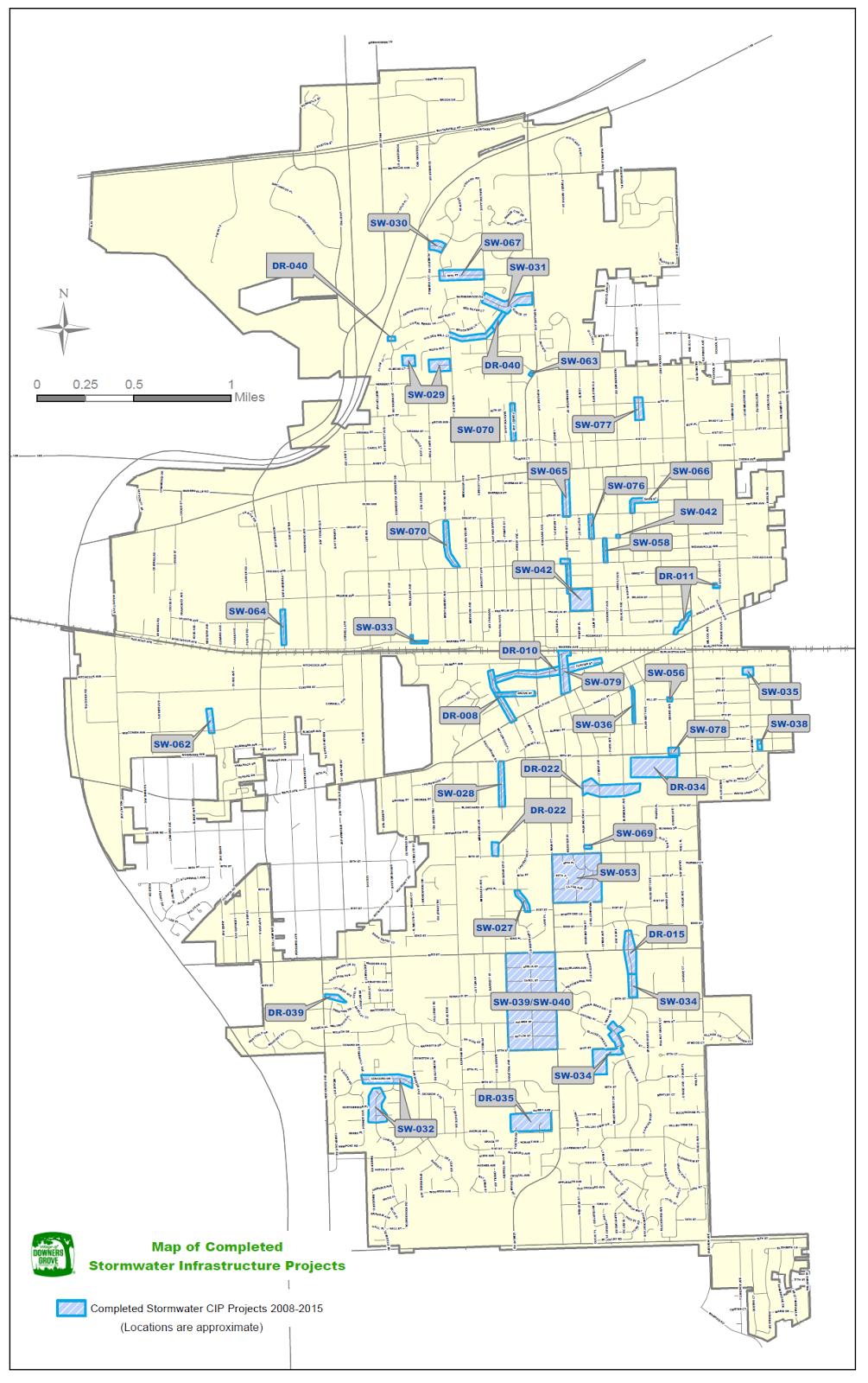 Map: Sites of Stormwater