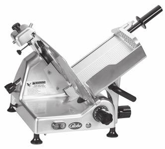 G10 G12 G12A Globe G-Series MEDIUM DUTY SLICERS Strong motors with power overload protection and
