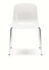 Combine chairs with stools, arms with armless, wood with plastic from a robust series with so many applications.