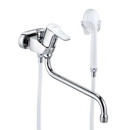 hand-shower 375910565* without hand-shower 376500565 concealed single-lever bath and shower mixer 88011* KLUDI FLEXX.
