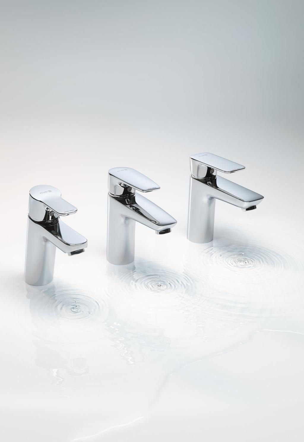 Introduction Pure Function A unique concept that unites three styles of fittings KLUDI Pure Function represents powerful and elegant design, which fulfils the highest quality requirements and still