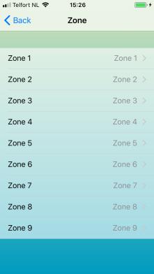 8.4 Change Sensor (zone) name 23 ENGLISH Every sensor is provided with a zone number. You can change the sensor (zone) name to a preferred name.