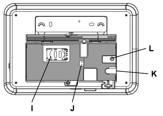 2.2 Rear 7 ENGLISH F. Speaker G. Battery/SIM card cover H.