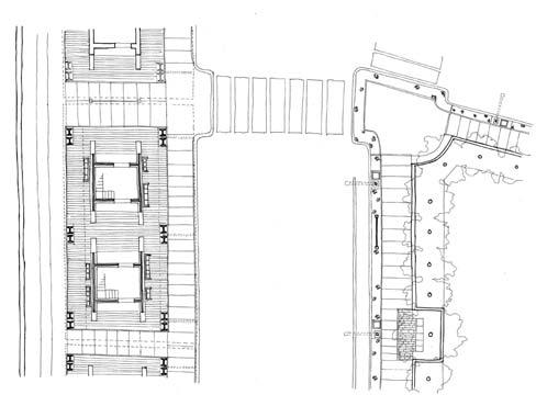 Figure 17: Plan of a Shop-House. Figure 16: Plan of the Pedestrian Promenade. streets around.
