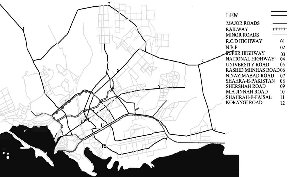 KARACHI Map 1: The Towns of