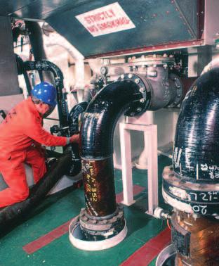Historically, offshore production platform, drilling rig and FPSO owners and operators have had to face the grim reality of continuously replacing most metal piping because of severe corrosion.