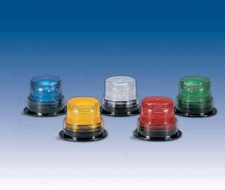 FEDERAL SIGNAL CORPORATION Streamline Low Profile Mini Strobe Model LP6 COMPACT, ECONOMICAL STROBE LIGHT Available in 12-48VDC and 120VAC Screw-on dome available in five colors Surface mount Low