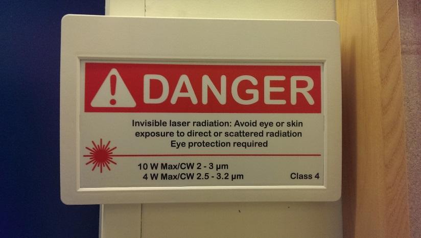 Real (near miss) Incident A lab was using a Class 4 laser.