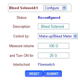 Controls Setpoint 2 of 2 Note: If we re- purposed Relay 5 as bleed control on conductivity & wired it in parallel to the solenoid, we would have a high conductivity fail- safe In this example, we re