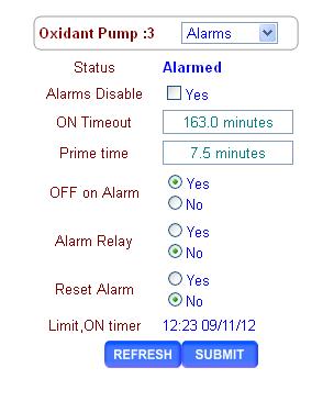 Controls Alarms 3 of 3 Use the Bleed ON Timeout to alert you to a long bleed cycle which may indicate a blocked or faulted bleed valve OFF on Alarm typically set to No for bleeds, so bleed to stays