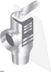 Annual start-up (continued) Inspect boiler relief valve Figure 80 Relief valve 1.