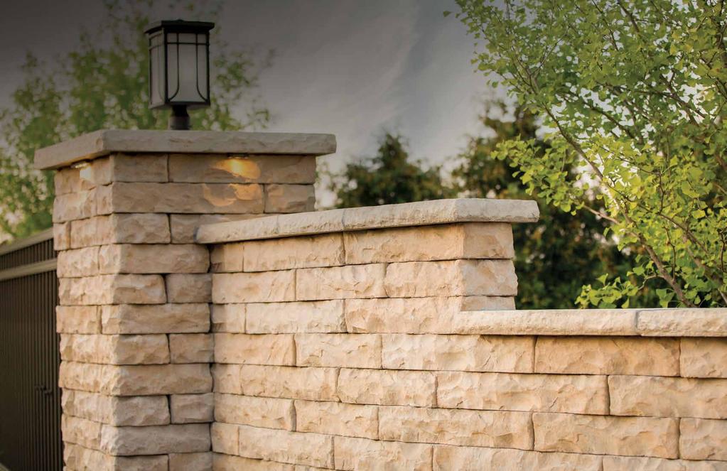 CLAREMONT WALLS Find more ideas at RosettaHardscapes.