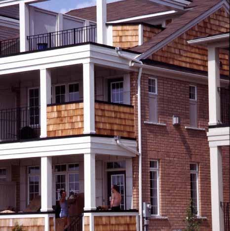 Devices such as balconies, canopies and bay windows can be incorporated onto elevations to help buildings reach out into the public realm.