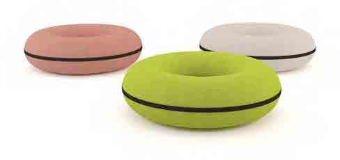 THIS ITEM IS GREAT FOR Creating unique seating areas Improving the appearance of a space Socializing with co-workers & friends Relaxing 203 GIANT DONUT DESIGN BY IVAR GESTRANIUS & KEVIN LAHTINEN