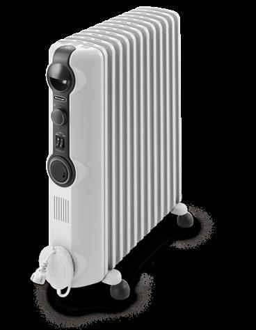 RADIA S OIL COLUMN HEATERS 10 Radia S Oil Column Features TRRS1224T 2400 WATT MAX POWER Radiant heating technology The Radia S boasts a large radiant surface, which