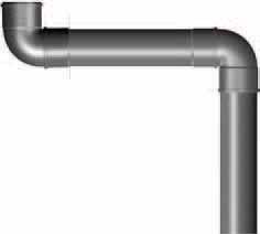 PVC Exhaust ONLY after 10 linear feet, Both 5 feet lengths of pipe CPVC PVC can only be used on the exhaust of a boiler after 10 linear feet of CPVC pipe.