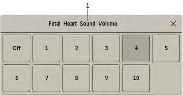 Volume window gives you an indication of the current volume.