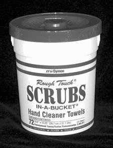705132 LDL-1/2P 8 oz 12 C705200 LDL-1QS 32 oz 12 SPECIALTY PRODUCTS SCRUBS-IN-A-BUCKET Convenient Waterless Cleans tough grease and grime A unique, patent-pending, waterless hand cleaning
