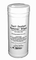 ITEM # MODEL DESCRIPTION CTN/QTY 705142 SNB-1 Waterless Hand Cleaner 6 tubs DUCT SEALANT REMOVER WIPES DUCT SEALANT REMOVER WIPES contain powerful cleaners that quickly emulsifies all forms