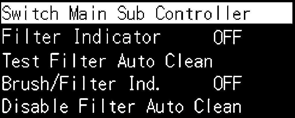 Setting The remote controllers are factory setting to MAIN, so you only have to change one remote controller from MAIN to SUB. To change a remote controller from MAIN to SUB, proceed as follows: 1.3.