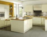 The new and improved kitchen range features adjustable legs on all base units and