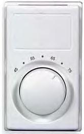 Finish: White Thermostat Manufacturer: F.N.