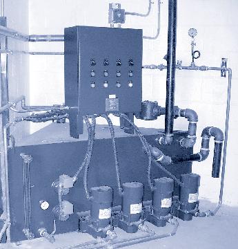 Standard receiver sizes range from 77 gallons and up; customized receivers can be made for unique applications. Unit can handle a wide range of flows and pressures.