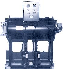 Type shec condensate pump A Steel Horizontal Elevated Condensate unit for holding a large volume of water and pumping water temperatures up to 210 F (with Model D pump) and temperatures up to 212 F