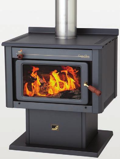 750H x 620W x 445D mm Coverage: 200m² Peak Heat Output: 12.6kW Burn Time: up to 8 hours Efficiency: 68% Emissions: 2.4g/kg Maximum Log Size: 270mm Firebox Size: 0.